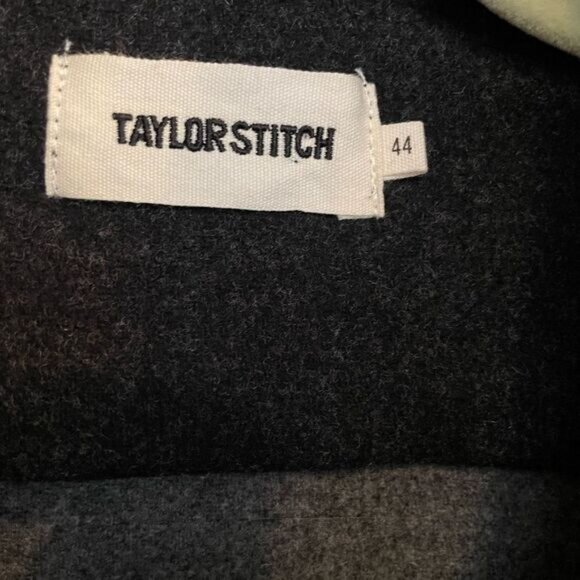 Taylor Stitch Maritime Wool Blend Dark Gray Substantial Shirt Jacket Size 44(XL) - Picture 2 of 16